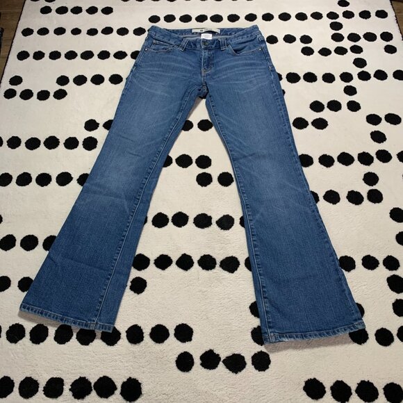 Vintage Y2K Gap I'm Curvy Low Rise Bootcut Medium Wash Denim Flare Jeans - Picture 4 of 13